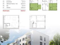 Prodej bytu 3+kk, Lipník nad Bečvou - Lipník nad Bečvou I-Město, Na Výsluní, 64 m2