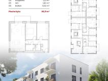 Prodej bytu 3+kk, Lipník nad Bečvou - Lipník nad Bečvou I-Město, Na Výsluní, 80 m2