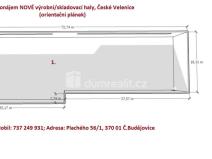 Pronájem výrobních prostor, České Velenice, 1421 m2