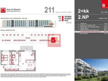 Prodej bytu 2+kk, Olomouc - Nová Ulice, Třída Jiřího Pelikána, 60 m2