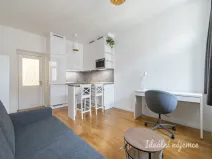 Pronájem bytu 1+kk, Praha - Vinohrady, Záhřebská, 28 m2