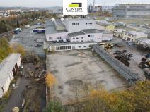 Pronájem komerčního pozemku, Plzeň - Skvrňany, Domažlická, 1450 m2