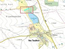 Prodej trvalého travního porostu, Ves Touškov, 10328 m2