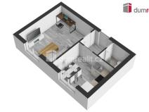 Prodej bytu 1+1, Dubňany, Hornická, 28 m2