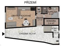 Prodej rodinného domu, Písek - Smrkovice, 91 m2