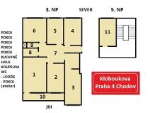 Prodej bytu 5+1, Praha - Chodov, Kloboukova, 115 m2