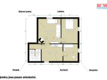 Pronájem bytu 2+1, Šťáhlavy, V zahradách, 59 m2