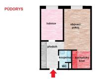 Pronájem bytu 2+kk, Kladno - Kročehlavy, 40 m2