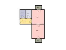 Prodej bytu 2+1, Milovice, Mírová, 44 m2