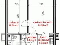 Pronájem bytu 2+kk, Jihlava, Poláčkova, 56 m2