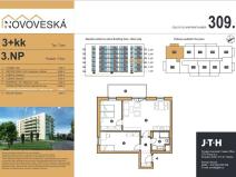 Prodej bytu 3+kk, Teplice, Novoveská, 72 m2