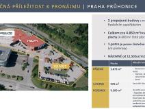 Pronájem obchodního prostoru, Průhonice, Uhříněveská, 2870 m2