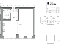 Pronájem bytu 1+kk, Zlín, Lorencova, 42 m2