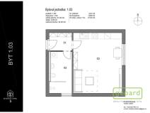 Prodej bytu 1+kk, Hořovice, 43 m2