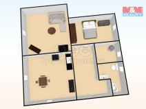 Pronájem bytu 2+1, Slaný - Otruby, 73 m2