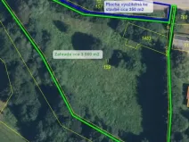 Prodej pozemku pro bydlení, Stará Paka - Ústí, 3337 m2