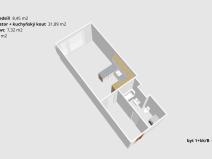Prodej bytu 1+kk, Praha - Vinohrady, Korunní, 48 m2