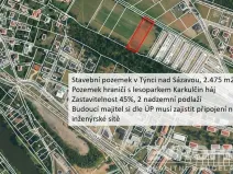 Prodej pozemku pro bydlení, Týnec nad Sázavou, 2475 m2