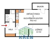 Pronájem bytu 2+kk, Horoměřice, Karla IV., 58 m2