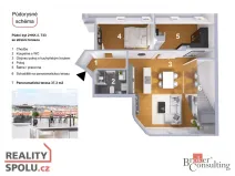 Prodej bytu 3+kk, Praha - Libeň, Heydukova, 110 m2