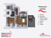 Prodej bytu 3+kk, Praha, 58 m2