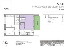 Prodej bytu 4+kk, Kouřim, Nová, 87 m2