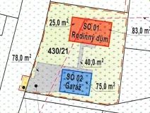 Prodej pozemku pro bydlení, Vidče, 905 m2