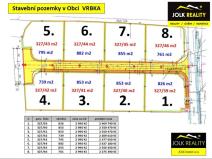 Prodej pozemku pro bydlení, Služovice - Vrbka, 882 m2