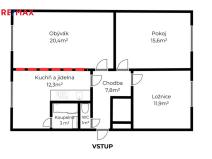 Prodej bytu 3+1, Vsetín, Svornosti, 72 m2