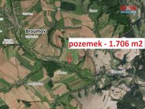 Prodej louky, Otovice, 1706 m2