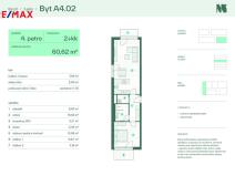 Prodej bytu 2+kk, Zlín, Tyršova, 70 m2