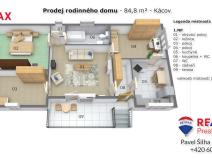 Prodej rodinného domu, Kácov, 85 m2