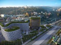 Pronájem kanceláře, Praha - Vokovice, Evropská, 719 m2