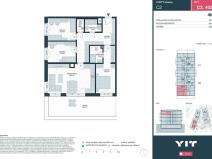 Prodej bytu 4+kk, Kladno, Ke stadionu, 92 m2
