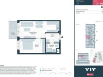 Prodej bytu 2+kk, Kladno, Ke stadionu, 44 m2
