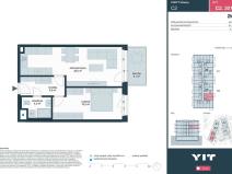 Prodej bytu 2+kk, Kladno, Ke stadionu, 50 m2