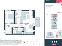 Prodej bytu 3+kk, Kladno, Ke stadionu, 63 m2