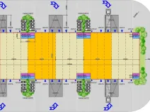 Pronájem skladu, Kozomín, 4800 m2