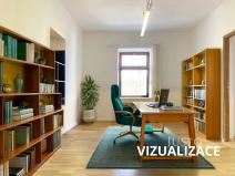 Pronájem kanceláře, Jílové u Prahy, Masarykovo náměstí, 39 m2