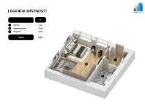Prodej bytu 1+kk, Chotěšov, Plzeňská, 52 m2