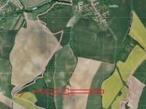 Prodej pole, Honětice, 1001 m2