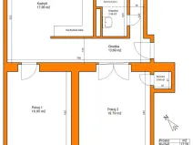 Pronájem bytu 3+kk, Pardubice - Zelené Předměstí, Sladkovského, 77 m2