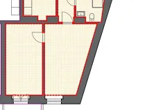 Pronájem bytu 2+1, Praha - Nové Město, Revoluční, 50 m2