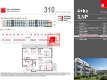 Prodej bytu 4+kk, Olomouc - Nová Ulice, Třída Jiřího Pelikána, 90 m2