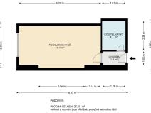 Pronájem bytu 1+kk, Ostrava - Přívoz, Palackého, 27 m2