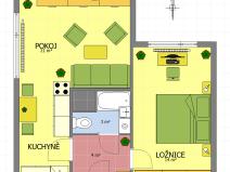 Prodej bytu 2+kk, Tanvald, Horská, 42 m2