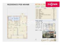 Prodej bytu 4+kk, Zlín, Pod Nivami, 99 m2