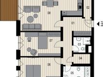 Prodej bytu 3+kk, Praha - Hrdlořezy, Mezitraťová, 94 m2