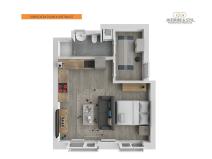 Pronájem bytu 1+kk, Liberec - Liberec IV-Perštýn, Na Perštýně, 37 m2
