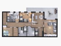 Pronájem bytu 6+kk a větší, Brno - Husovice, Dukelská třída, 156 m2